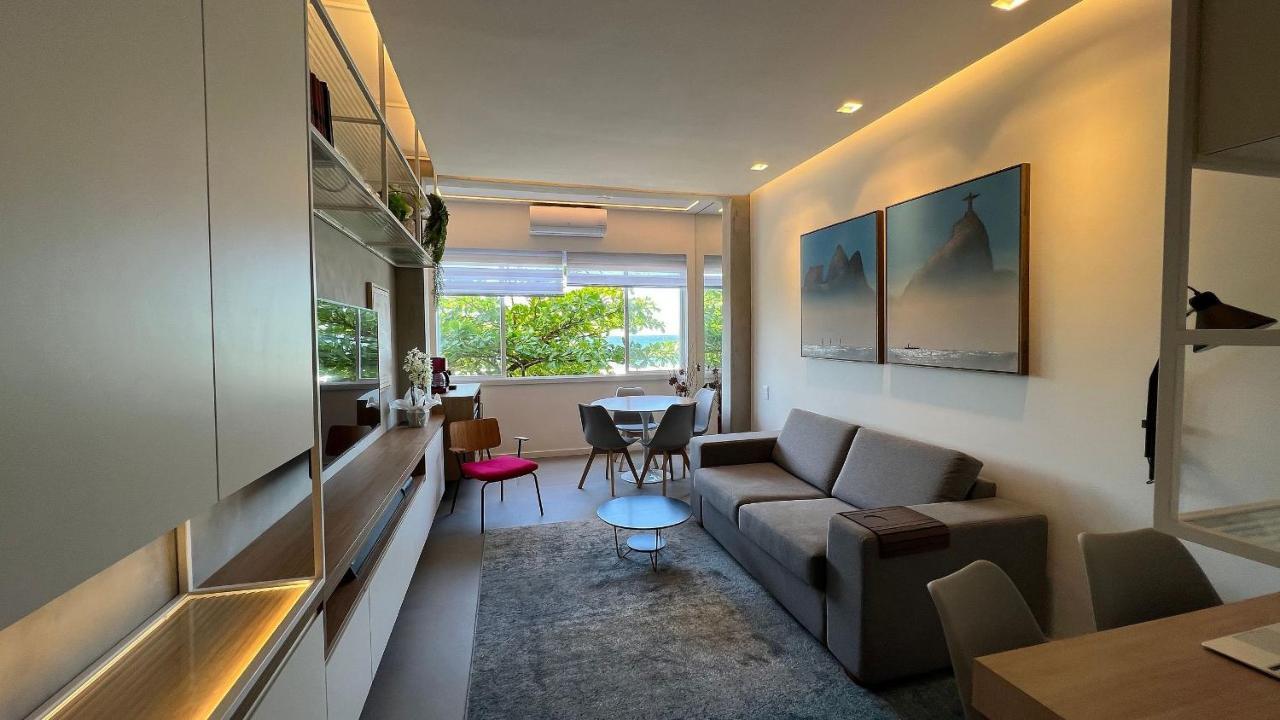 Moderno Studio Frente Mar Praia de Copacabana Rio de Janeiro Exterior foto