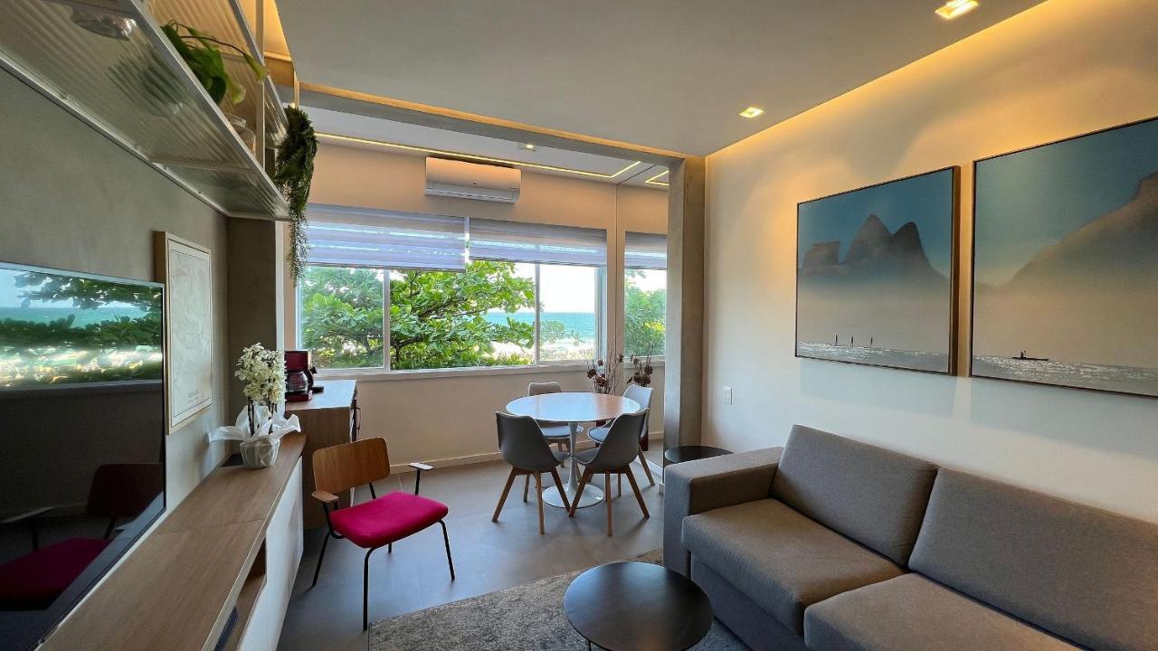 Moderno Studio Frente Mar Praia de Copacabana Rio de Janeiro Exterior foto